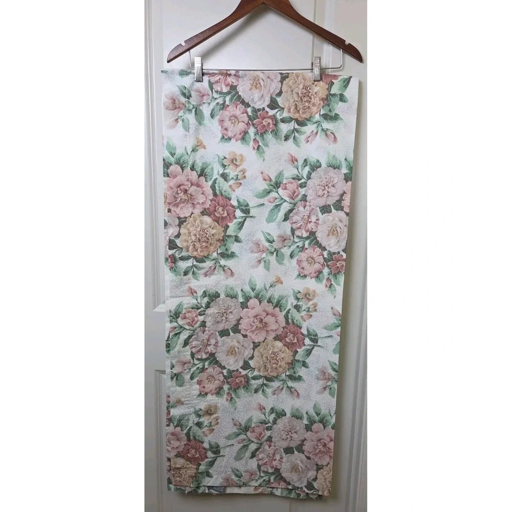 Vintage 80 90s Cottagecore Grandmillennial Floral Valances Dots Romantic Set